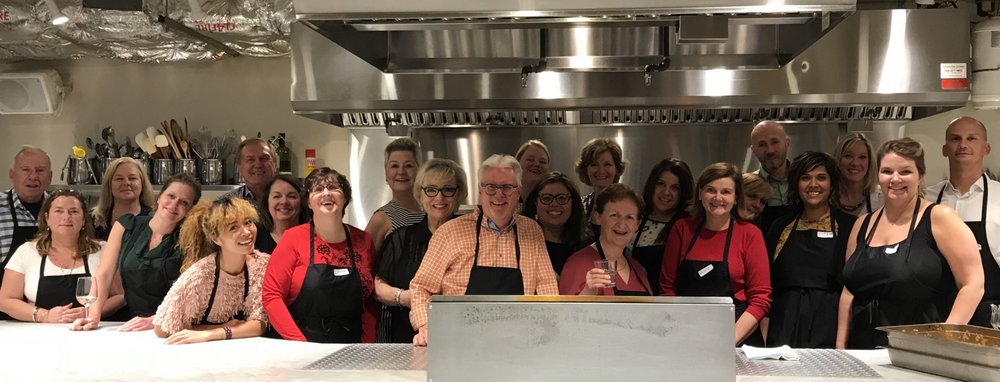 Photo of Jan and Brigitte host a cooking class that brought Toronto planners together with representatives from Senator DMC Czech Republic, Hungary and Poland. 