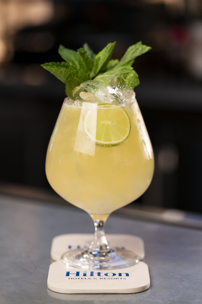 Image of Tamed Tiki mocktail. Photo courtesy of Hilton.