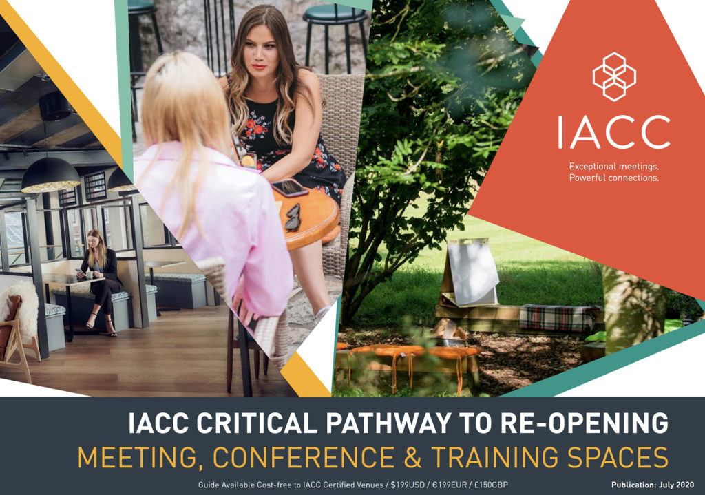 Image of cover to IACC Pathway to Reopening Guide, released July 16, 2020. Courtesy of IACC.