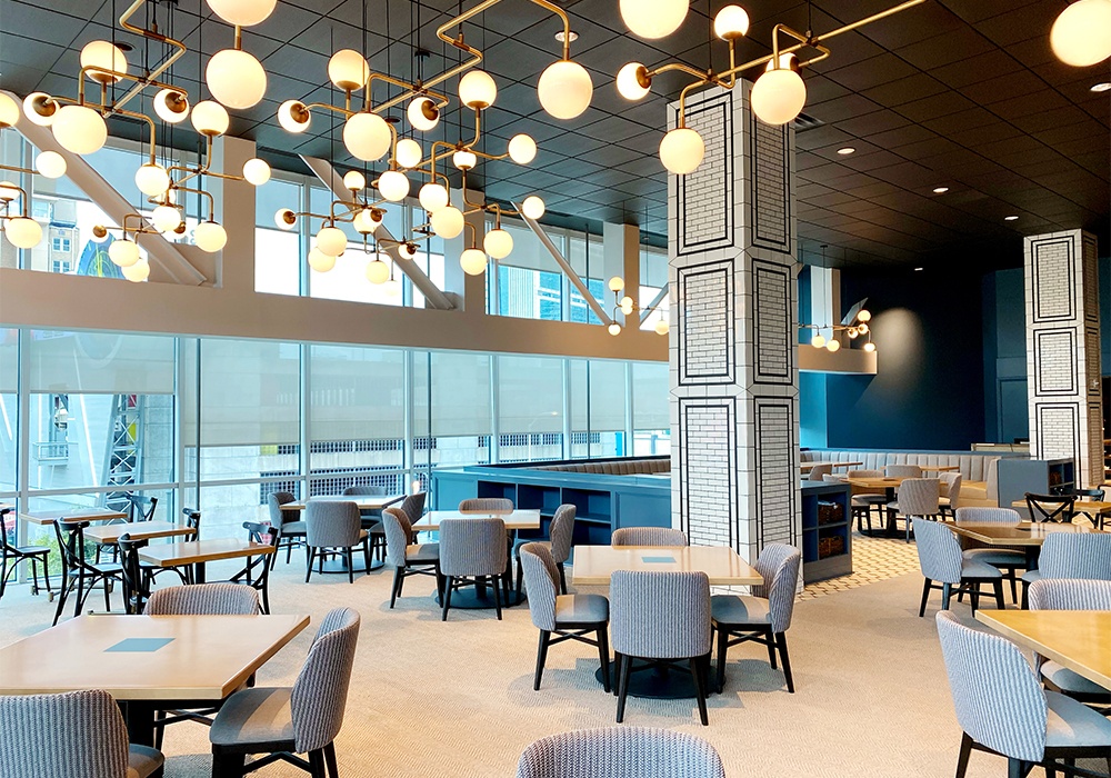 Omni Atlanta Hotel at CNN Center has added four new food and beverage concepts to its South Tower. Shown here: New South Kitchen. Photo courtesy of Omni Hotels & Resorts.