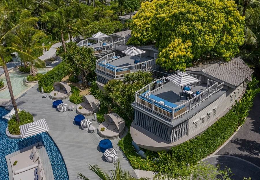 Meliá Koh Samui has opened a new resort-within-a-resort featuring 30 two-story "Boat Suites." Image courtesy of Meliá Koh Samui.